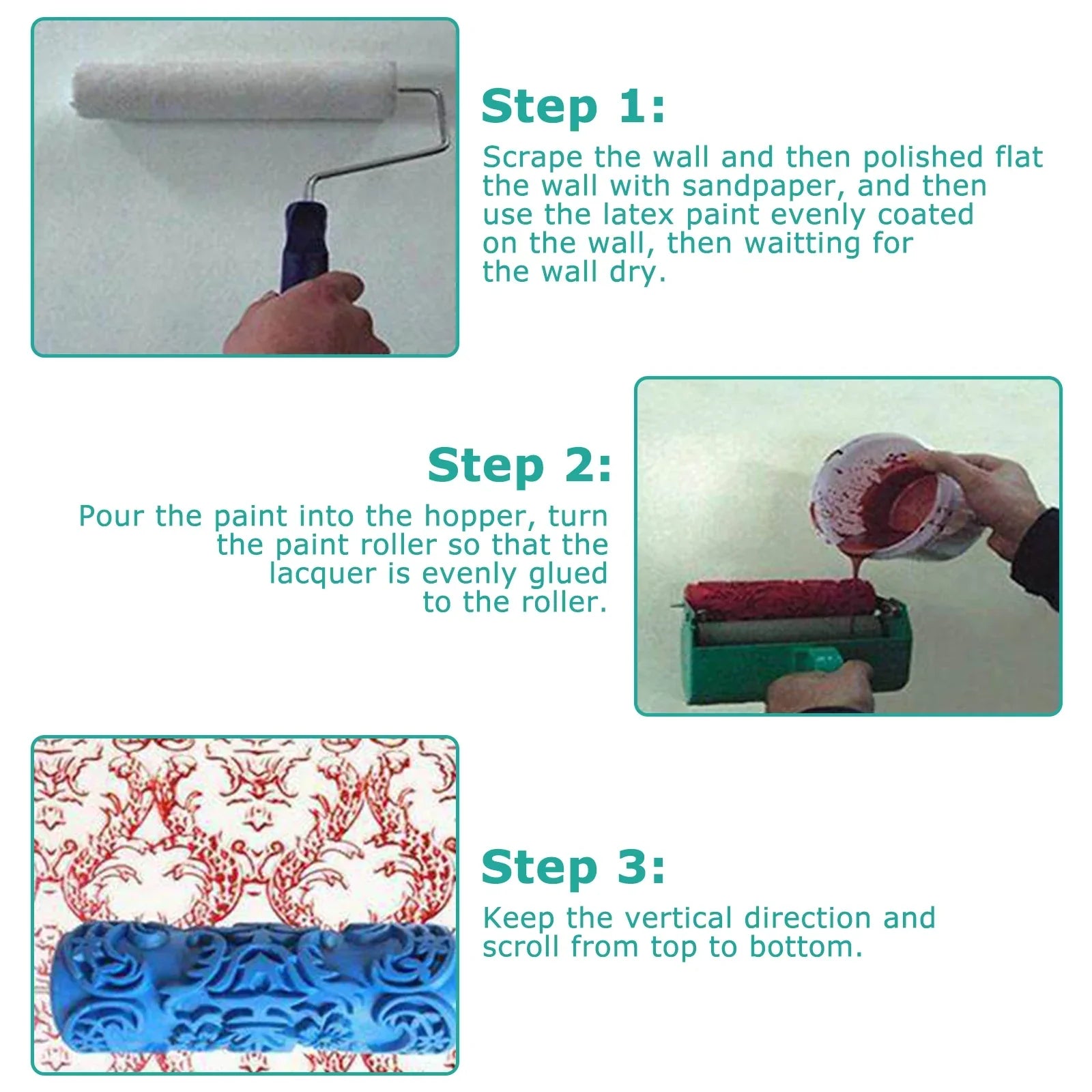 BowLift | Artistry Pattern Creative Paint Roller Tool