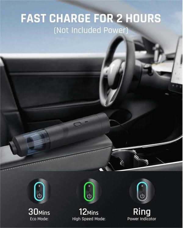 BowLift | Cordless Handheld Vacuum Cleaner for Effortless Car & Household Cleaning