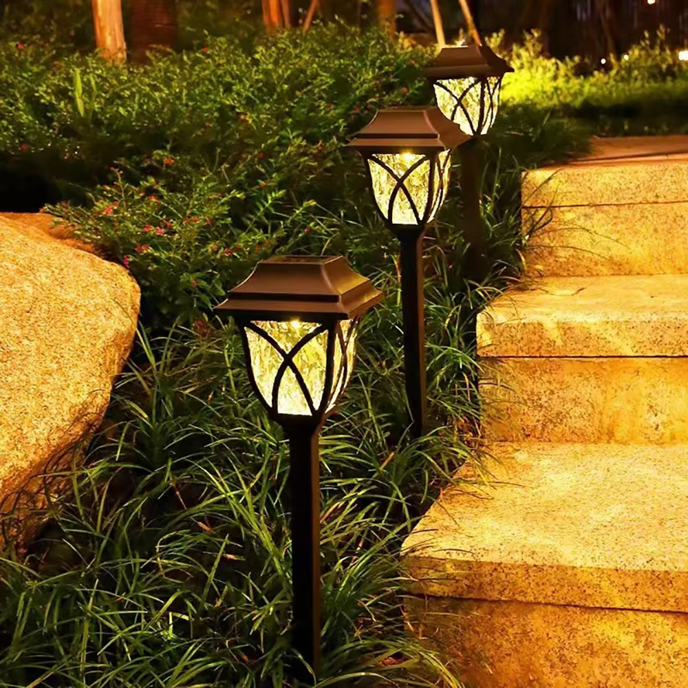 BowLift | 2-Pack Solar-Powered LED Garden Lights for Pathway and Landscape