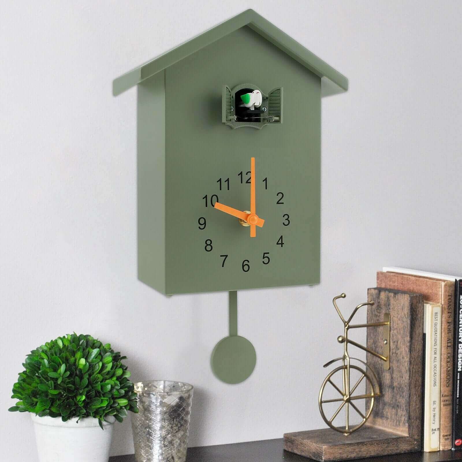 BowLift | Contemporary Cuckoo Quartz Wall Clock