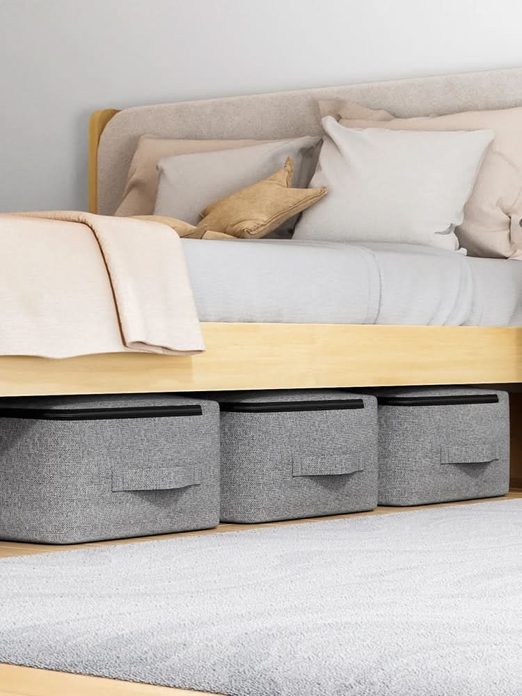 BowLift | CLOTHING STORAGE BAG – Foldable storage bag with view window & zipper for clothes & bedding