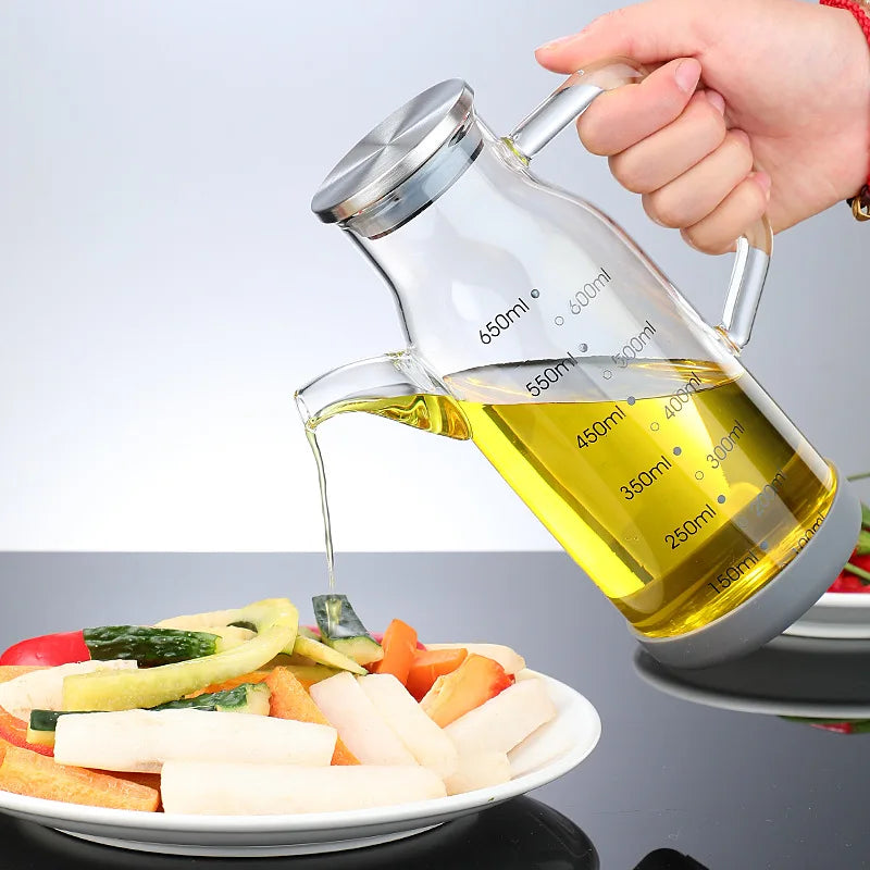BowLift | Pure Glass Measuring Scale Oil Dispenser Bottle
