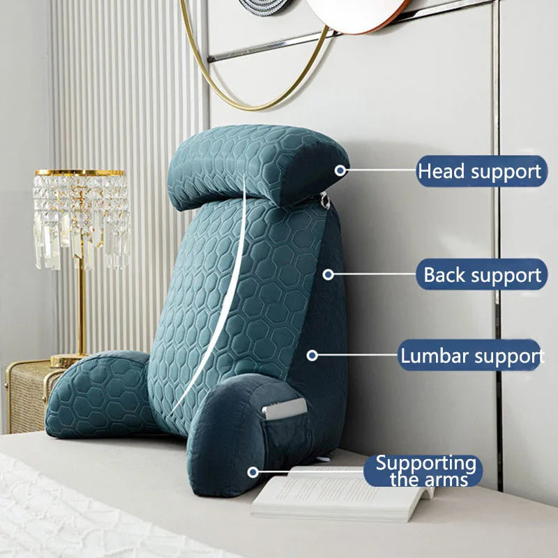 BowLift | Ultra Cool Latex Washable Comfy Reading Back Pillow