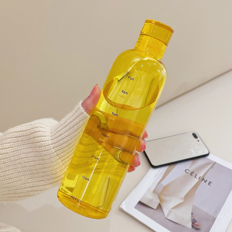 BowLift | Time Scale Heat-Resistant Glass Water Bottle