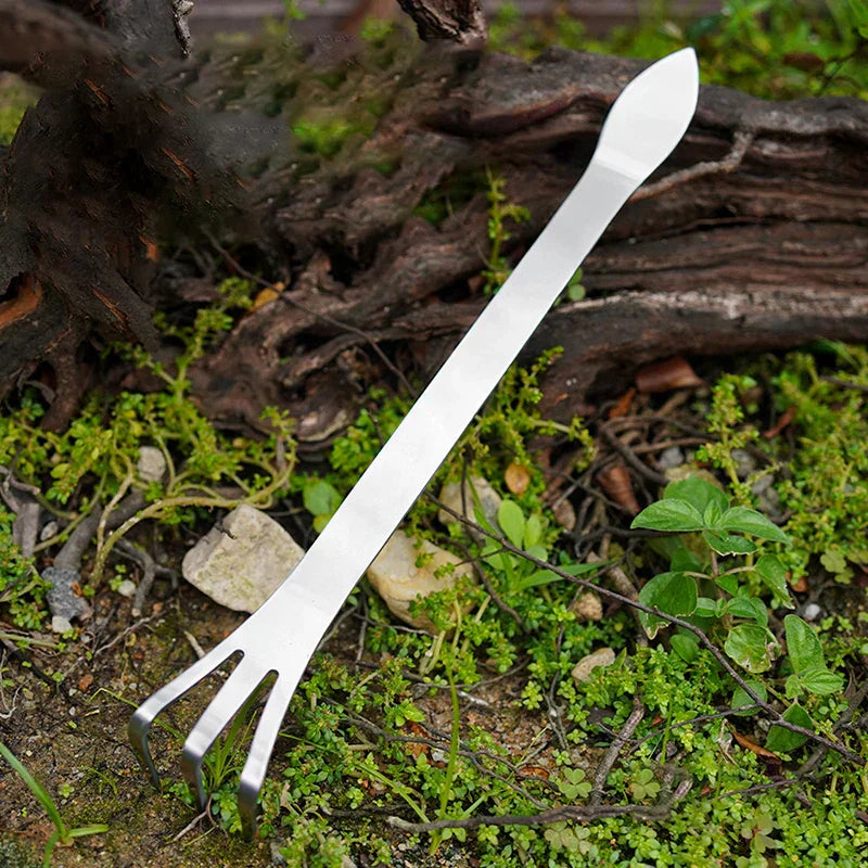 BowLift | Florio Bonsai Root Rake | Precise Garden Care | Stainless Steel | Lightweight and Handy