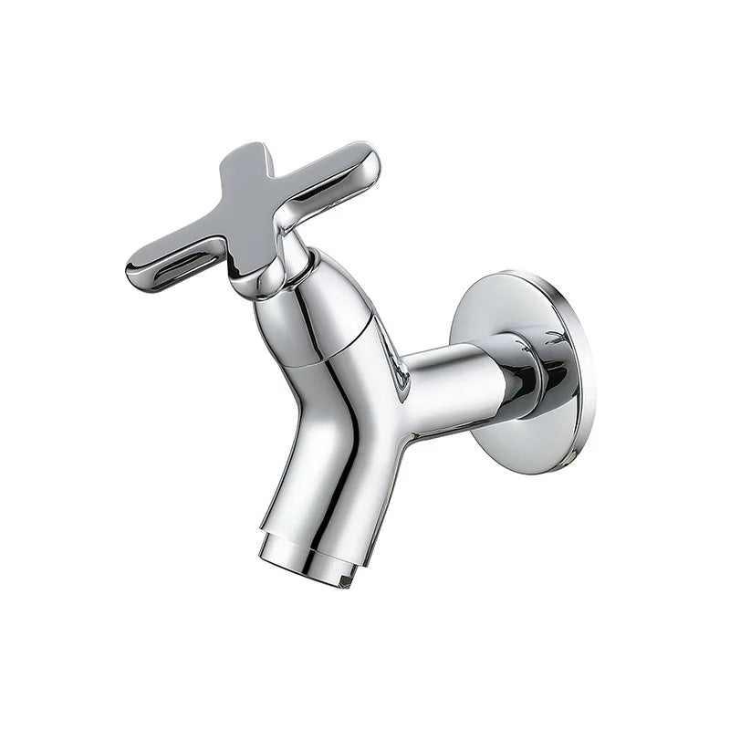 BowLift | BrassFlow – Wall-Mounted Cold Water Tap in Solid Brass
