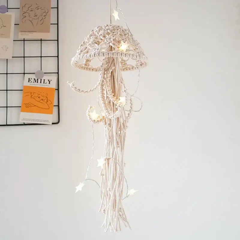 BowLift | Artistic Jellyfish Dream Catcher Handmade Lamp