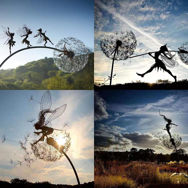BowLift | Fairies on a Milk Thread Art Sculpture