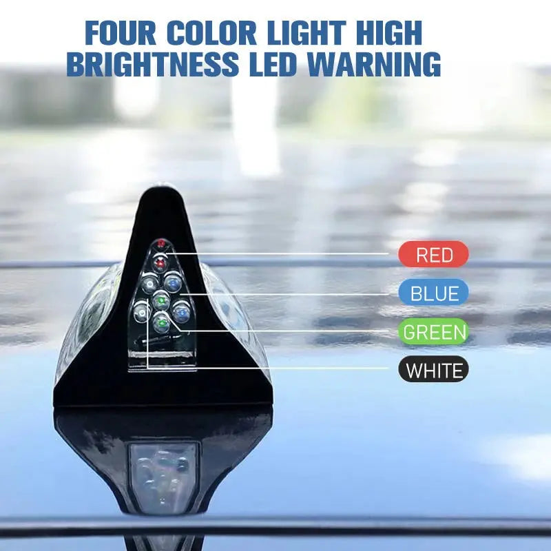 BowLift | Shark Fin Solar-Warning Light for Car
