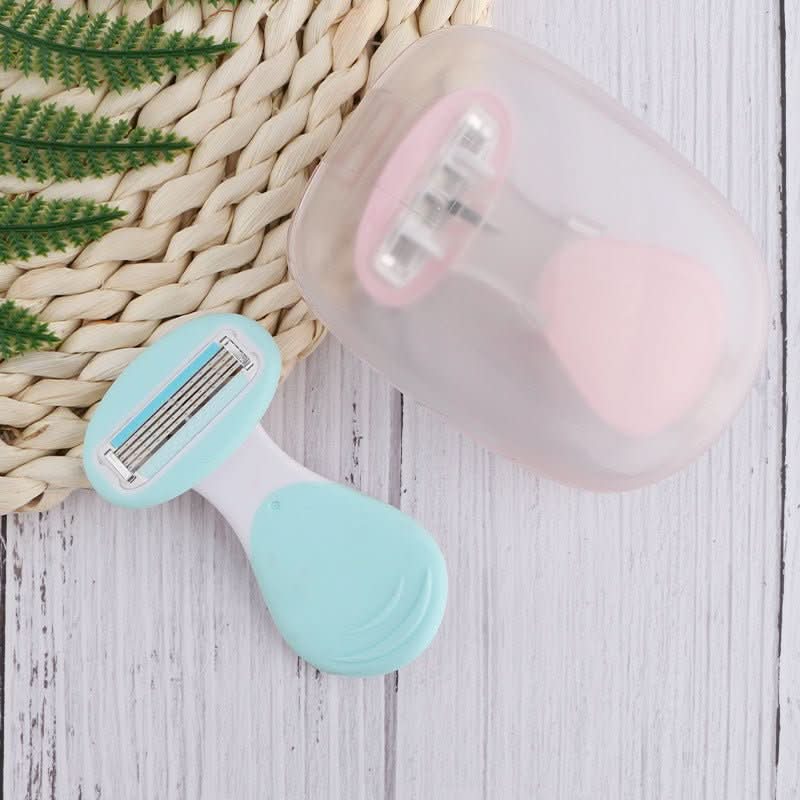 BowLift | Compact 4-Blade Razor with Travel Case for Smooth Skin