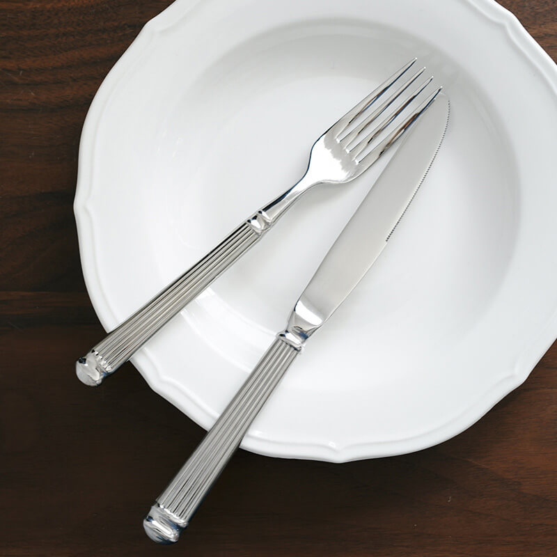BowLift | Simple Striped Cutlery 4 Piece Set