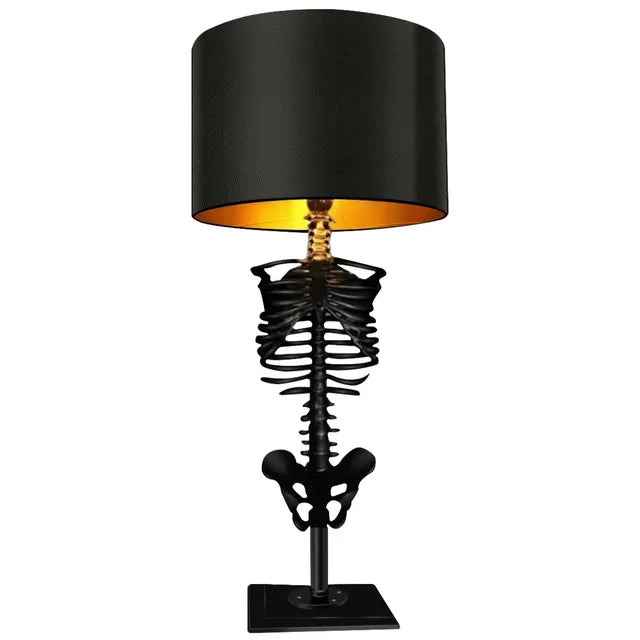 BowLift | Handcrafted Gothic Skeleton Table Lamp