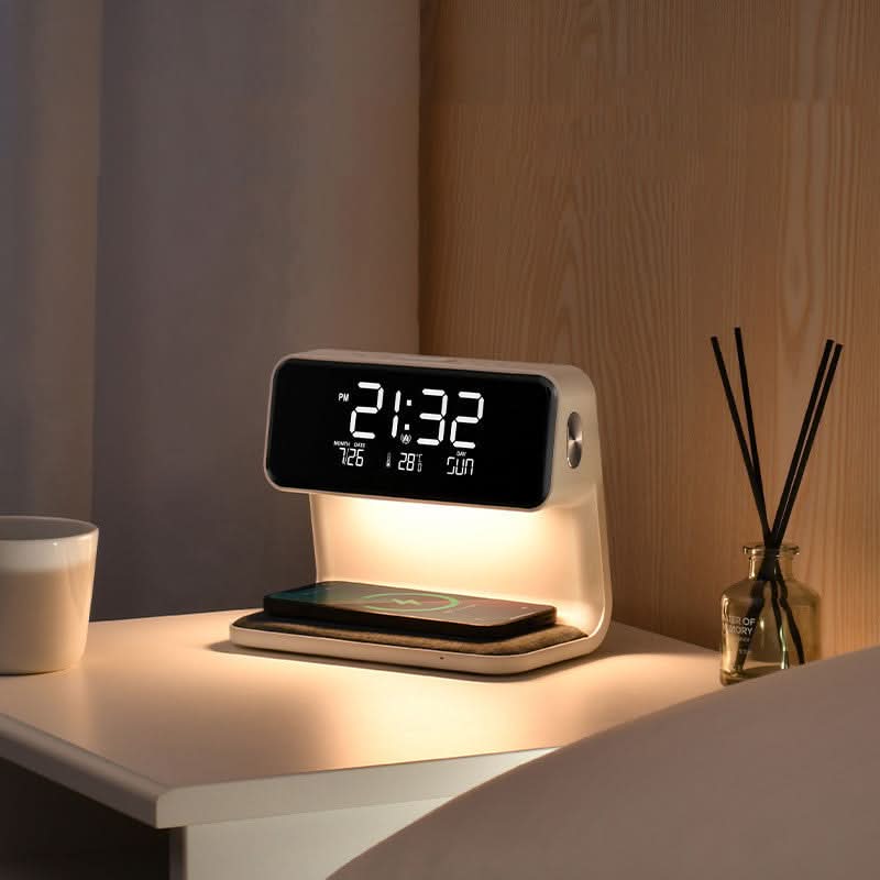 BowLift | Clear LCD Alarm Clock with Dimming Function