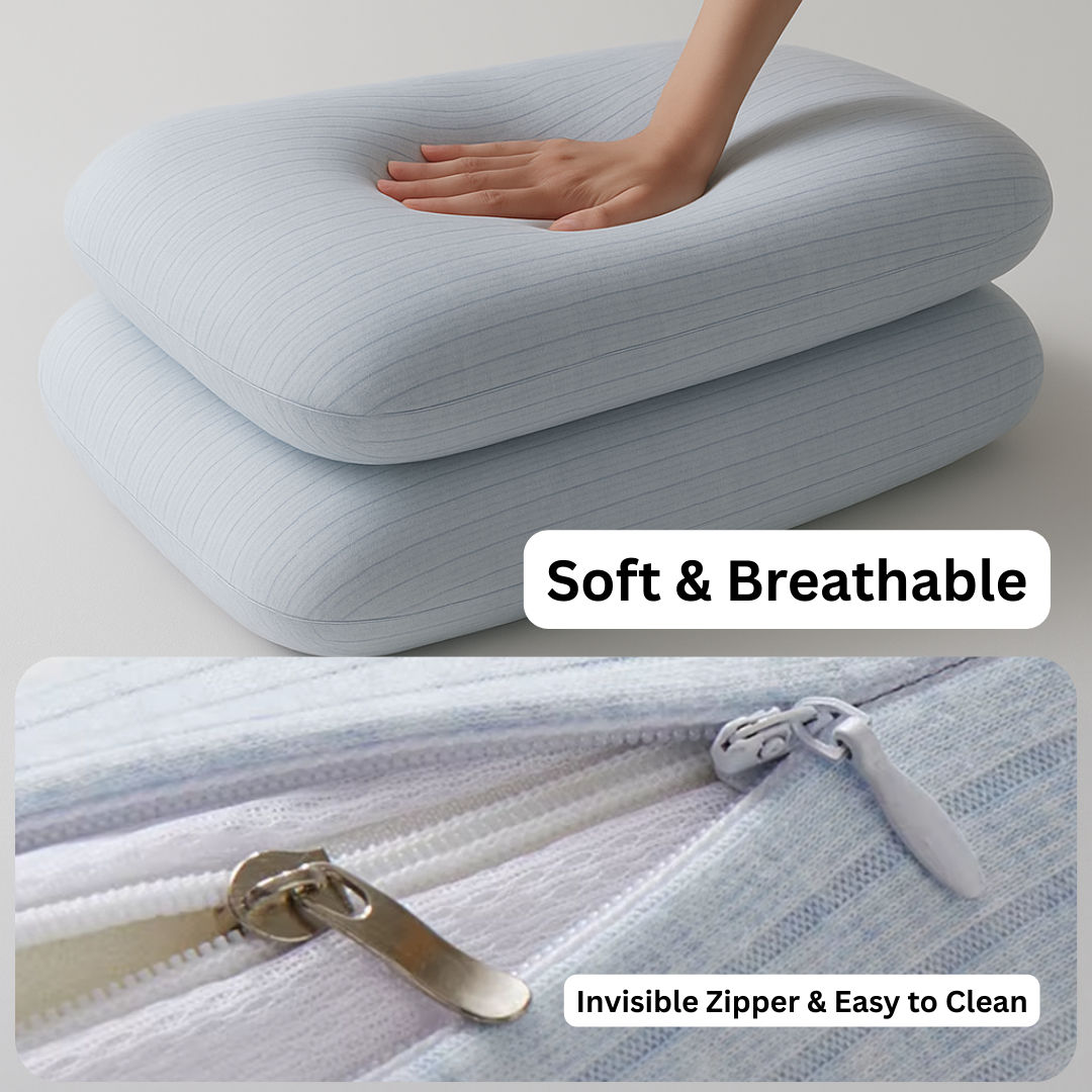 BowLift | Therapeutic Cotton Cover Natural Latex Pillow