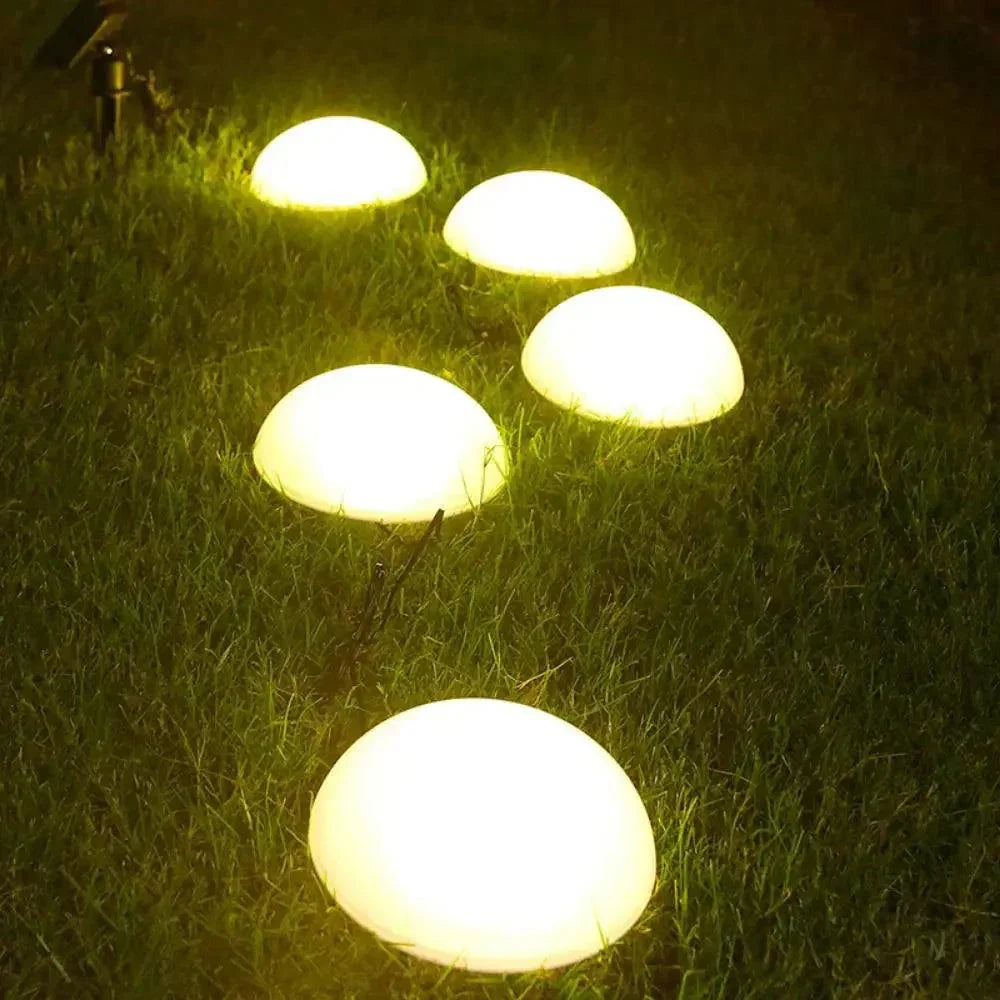 BowLift | EcoGlow – Half-Dome Solar Garden Light