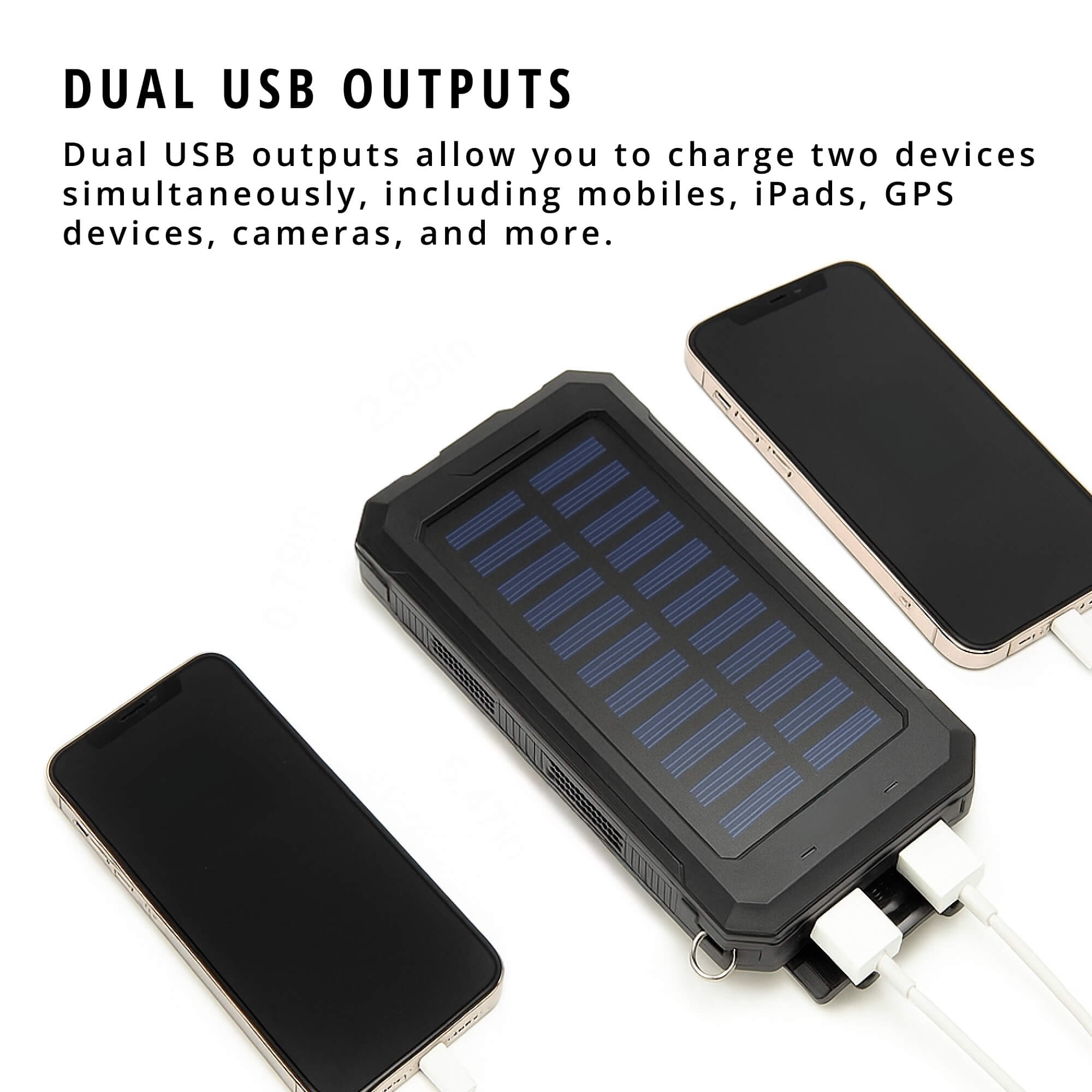 BowLift | 500000mAh Solar Charger Waterproof Power Bank External