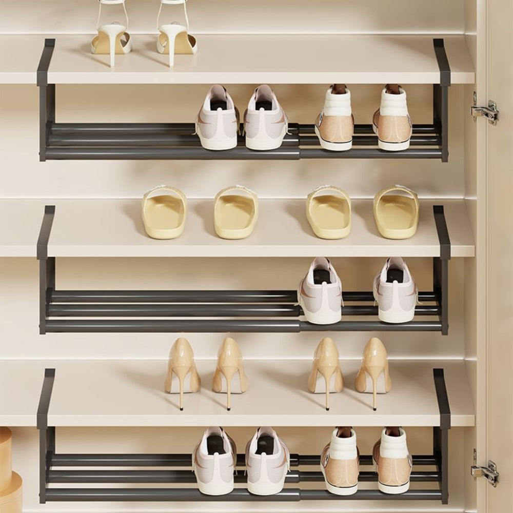 BowLift | Adjustable Metal Under Shelf Shoe Rack