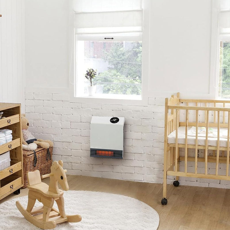 BowLift | 1000W Space Heaters Wall-Mount/Tabletop for Indoor Use Small Space Heaters with Wireless Remote Control