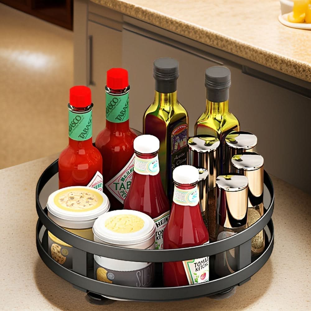 BowLift | 360° Rotating Spice Rack Organizer for Countertop