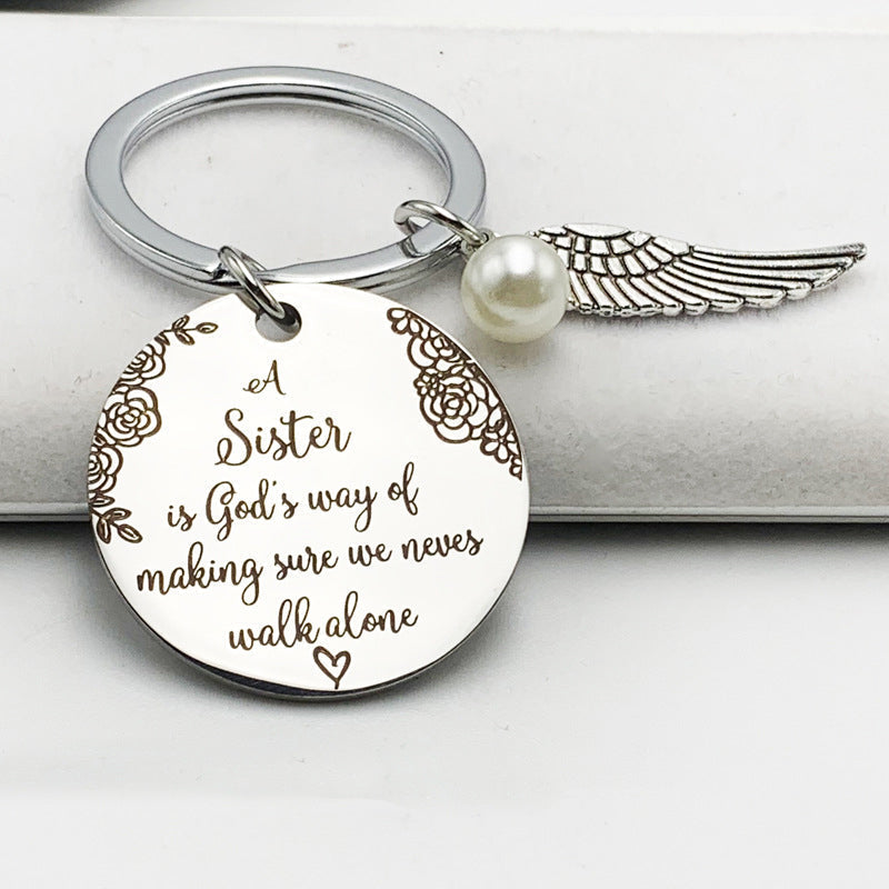BowLift | A sister is God's way of making sure we never walk alone keychain