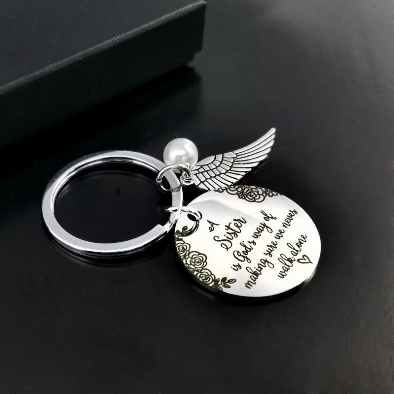 BowLift | A sister is God's way of making sure we never walk alone keychain