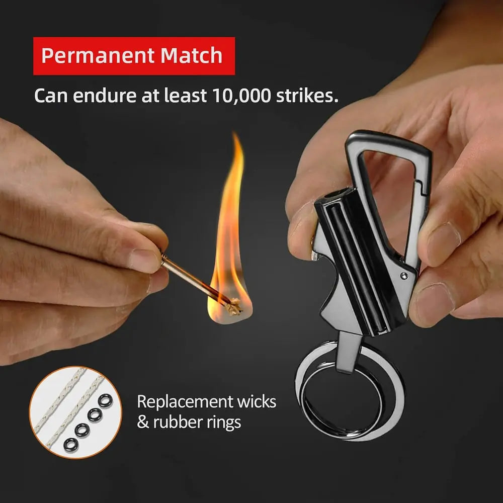 BowLift | Survival Fire Starter with Bottle Opener – Robust Matches for On the Go