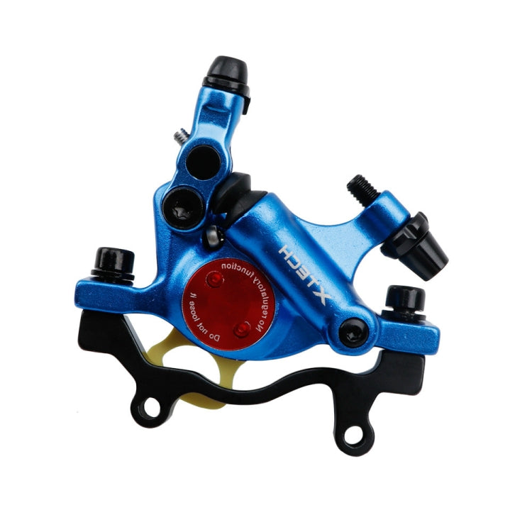 BowLift | ZOOM HB100 Mountain Bike Hydraulic Brake Caliper Folding Bike Cable Pull Hydraulic Disc Brake Caliper, Style: Rear(Blue)