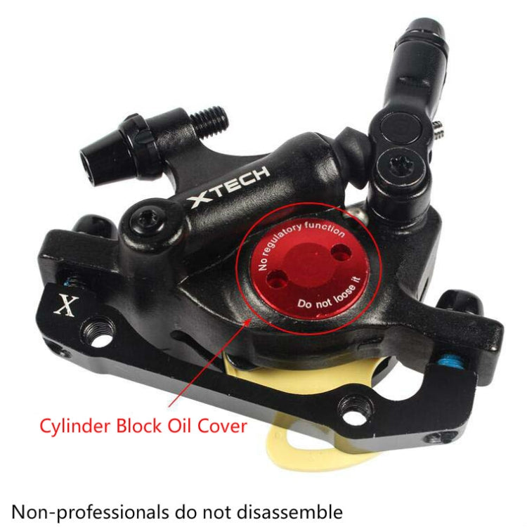 BowLift | ZOOM HB100 Mountain Bike Hydraulic Brake Caliper Folding Bike Cable Pull Hydraulic Disc Brake Caliper, Style: Rear(Blue)