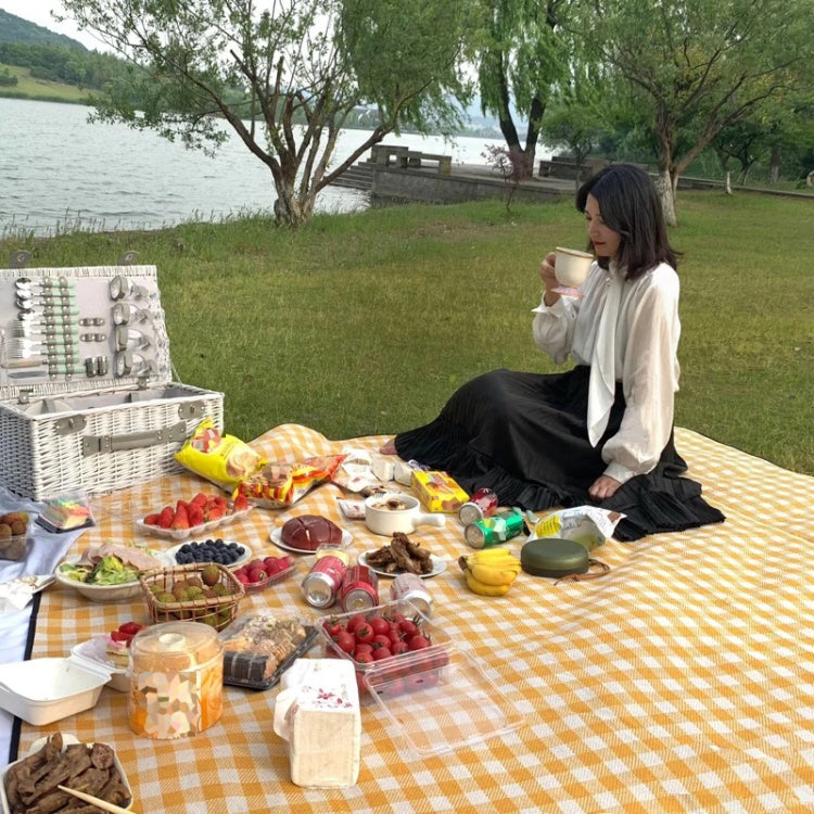 BowLift | FP1409 6mm Thickened Moisture-resistant Beach Mat Outdoor Camping Tent Mat Without Carry Bag, Size: 150x200cm (Neon)