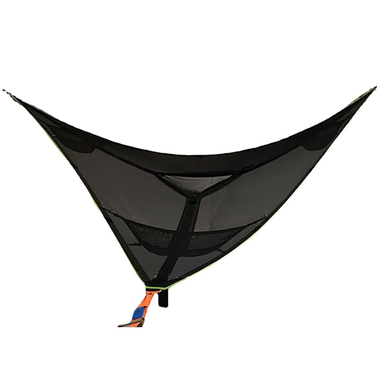 BowLift | 2.8 m Family Outdoor Portable Air Tent Multi-Person Camping Triangle Hammock (Black)