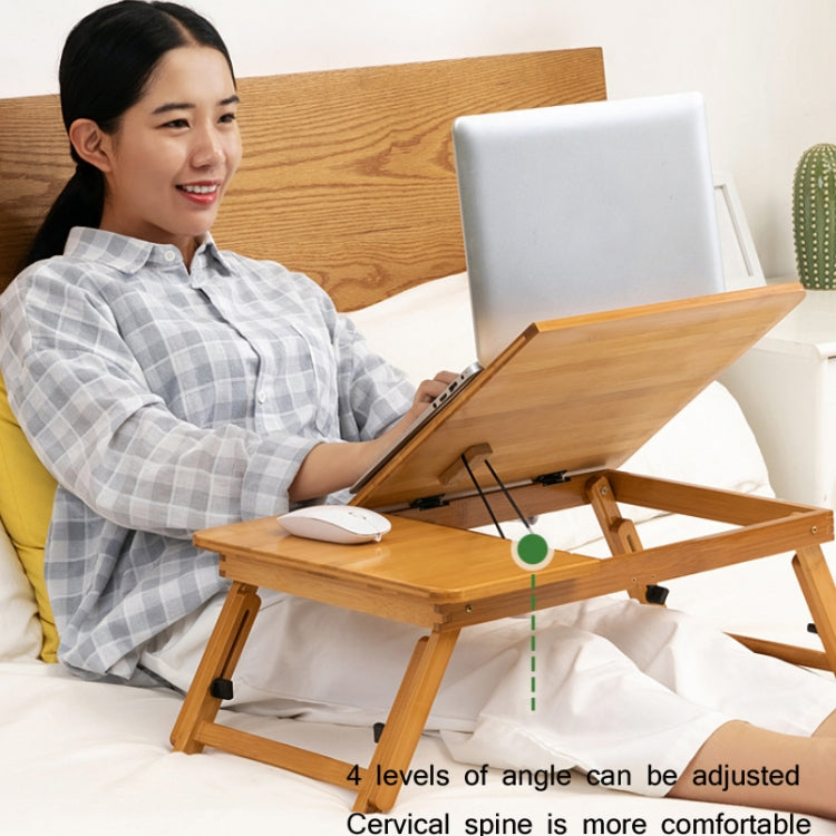 BowLift | 741ZDDNZ Bed Use Foldable Height Adjustable Laptop Table Dorm Desk, Specification: Medium 64cm