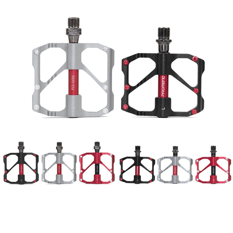 BowLift | PD-M86C 1 Pair PROMEND Bicycle Road Bike Mountain Bike 3 Palin Carbon Fiber Bearing Pedal (Black)
