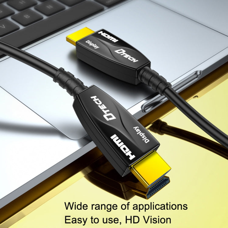 BowLift | DTECH HDMI 2.0 Version Fiber Optic Cable 4K 60Hz Large Screen Television Engineering Wiring, Length: 15m