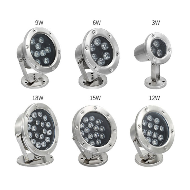 BowLift | LED Underwater Light Pool Fish Pond Fountain Waterproof Landscape Light 9W (Warm White)
