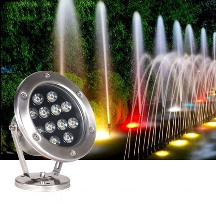 BowLift | LED Underwater Light Pool Fish Pond Fountain Waterproof Landscape Light 18W (White)