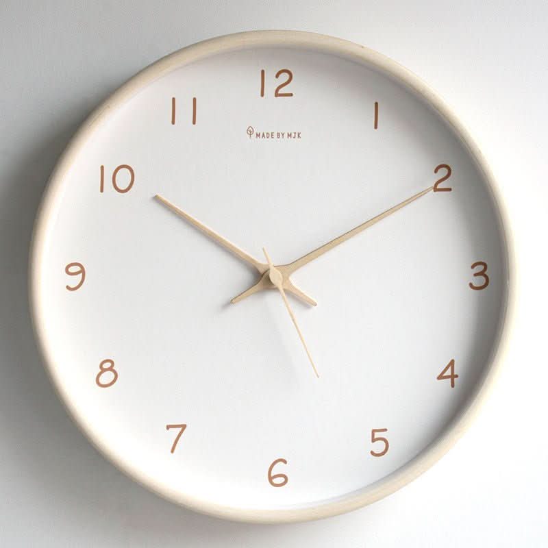BowLift | Analog Wood Wall Clock with Silent Movement