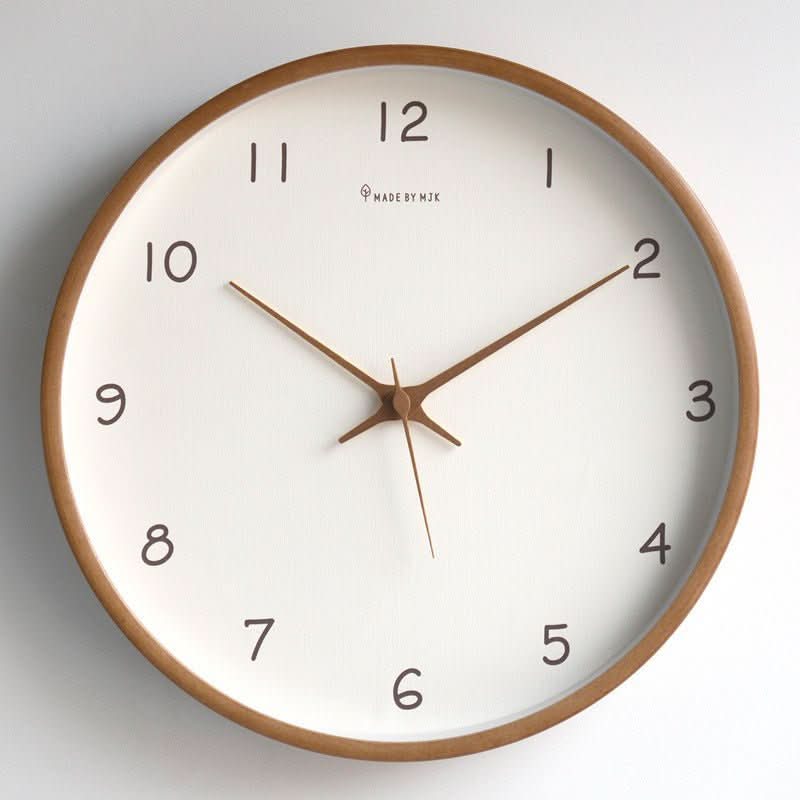 BowLift | Analog Wood Wall Clock with Silent Movement