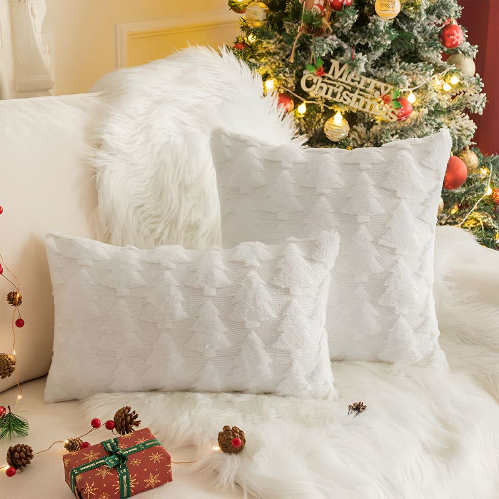 BowLift | Cozy Plush Christmas Tree Pillowcase made of Ultra-Soft Fabric