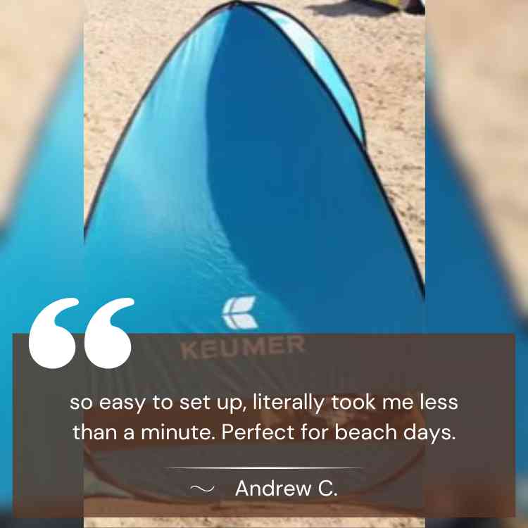 BowLift | 4-Person Beach Pop-Up Tent for Family Camping, Outdoor Events & Quick Setup