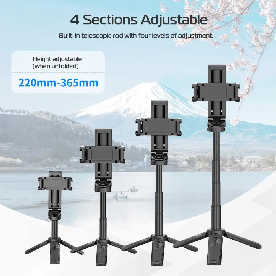 BowLift | Bag tripod with retractable handle and remote control