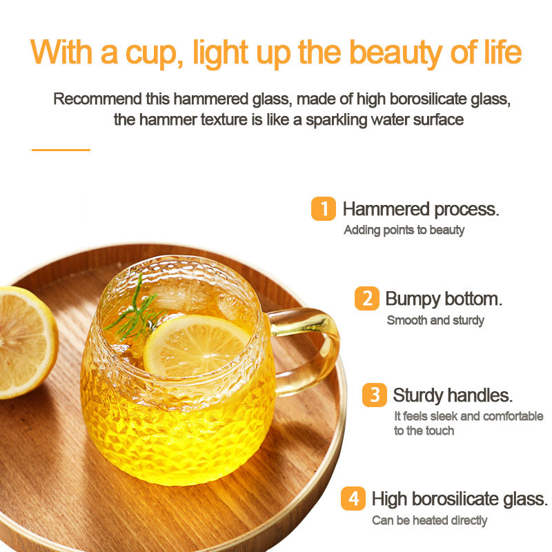 BowLift | Tea Cups, Hammered Glasses, Flower Tea Cups, High-Value Cups, Pineapple Cups,Breakfast Cups, Household Teacups