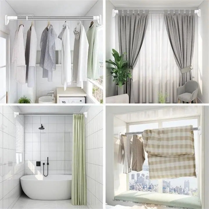 BowLift | Telescopic rod without drilling ā Mounted in seconds for bathroom, kitchen & more!