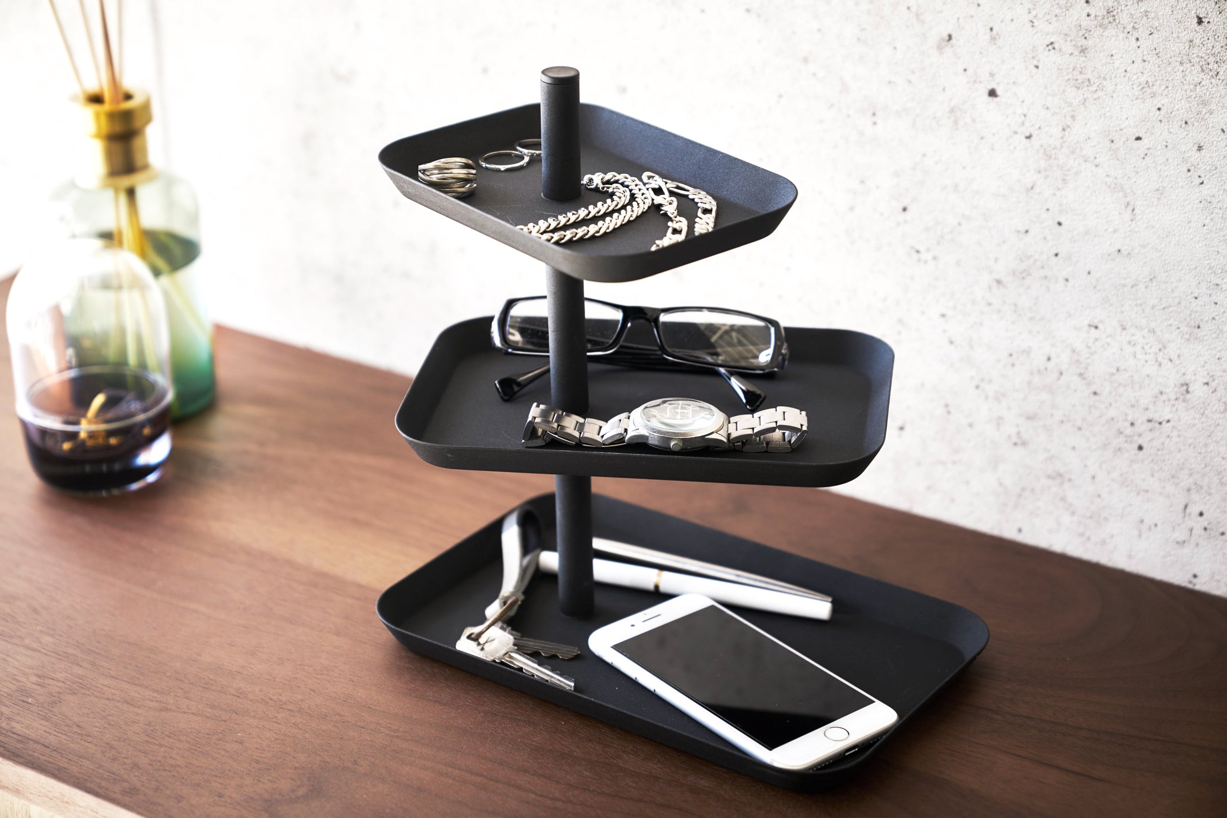 BowLift | Three-Tier Accessory Tray - Steel