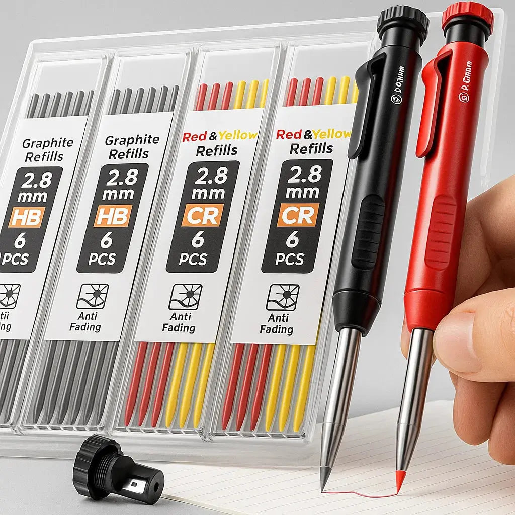 BowLift | Borehole carpenter pencil with refill set