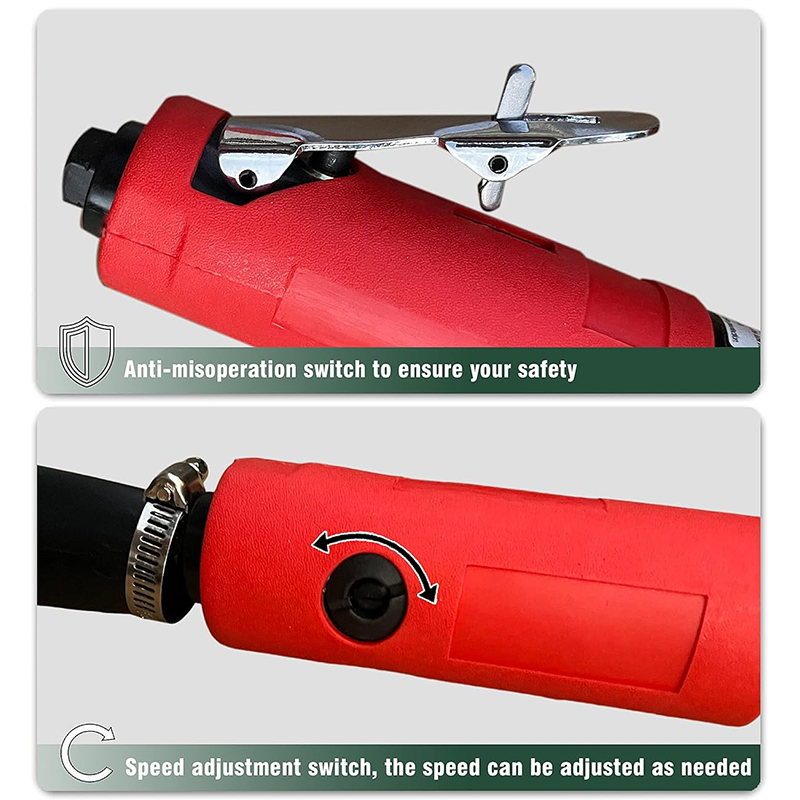 BowLift | Tire Buffer Kit,2500rpm Low Speed Air Tire Buffing Machine Tire Repair Kit Polishing Cleaning Tool 35mm Pneumatic Automatic Buffing Wheel Machine Tire Repair Tool Rear Exhaust