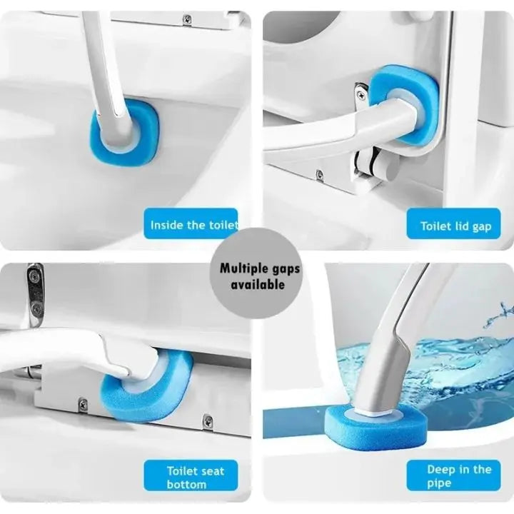 BowLift | Toilet cleaning stick with 6 disposable hygienic refill pads