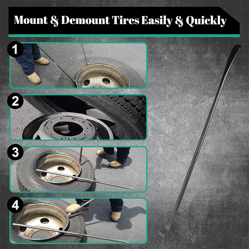 BowLift | Tire Mount Demount Tool, Tire Mounting And Removal Irons, Semi-Low-Profile Tire Bars, Tire Changing Tools, Tire Tools