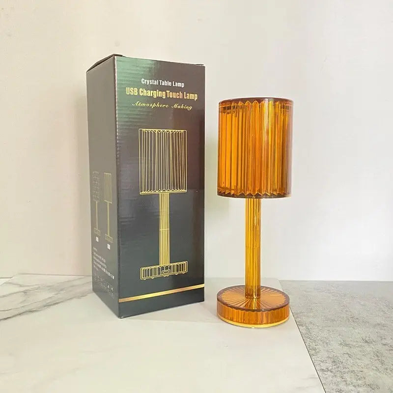 BowLift | Touch crystal lamp - 3-level dimmable light colors with elegant diamond cut!