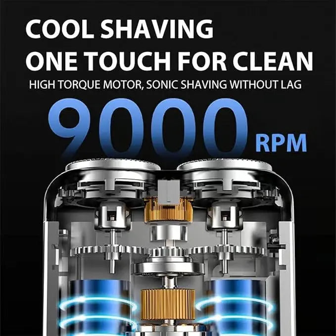 BowLift | Portable electric shaver with double blade for smooth skin