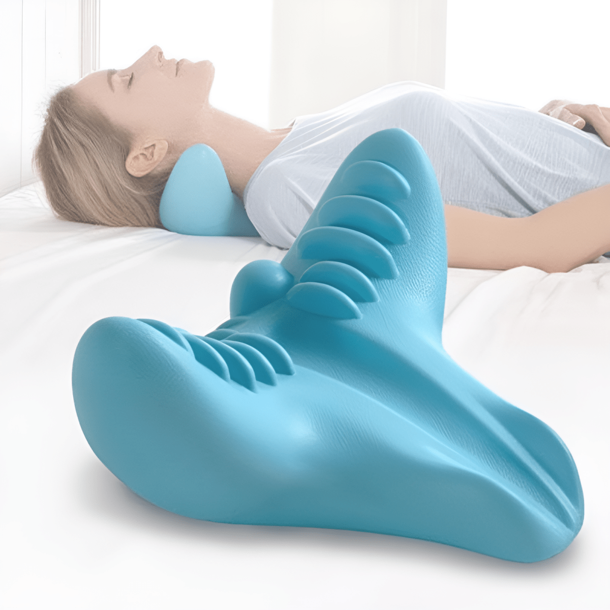 BowLift | Ergonomic Neck Massage Pillow for Relaxed Posture